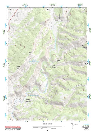 33108NW Page 56 Tularosa Mountains Topo Preview 1