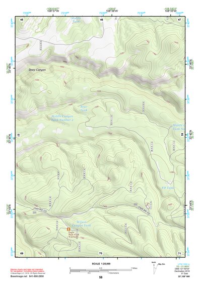 33108NW Page 58 Tularosa Mountains Topo Preview 1