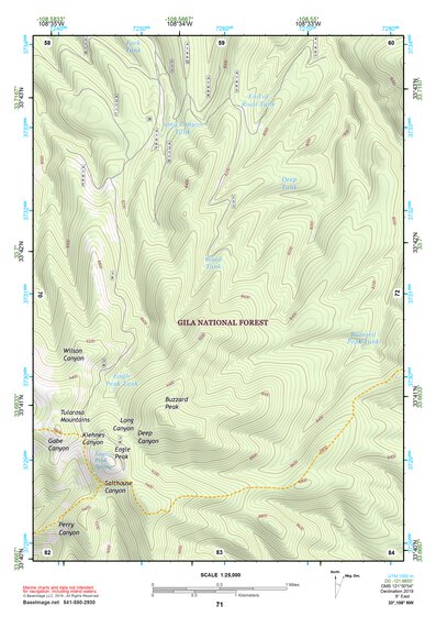 33108NW Page 71 Tularosa Mountains Topo Preview 1