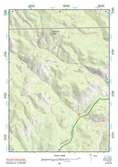 33108NW Page 74 Tularosa Mountains Topo Preview 1