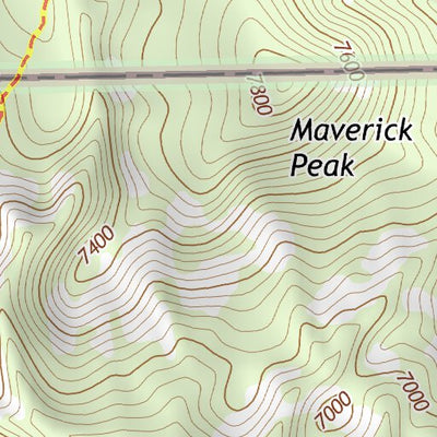 33108NW Page 74 Tularosa Mountains Topo Preview 3