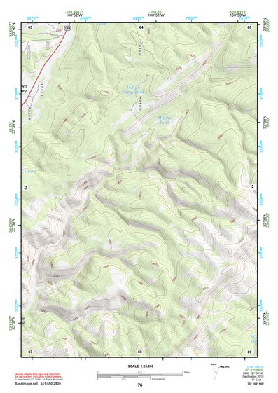 33108NW Page 76 Tularosa Mountains Topo Preview 1