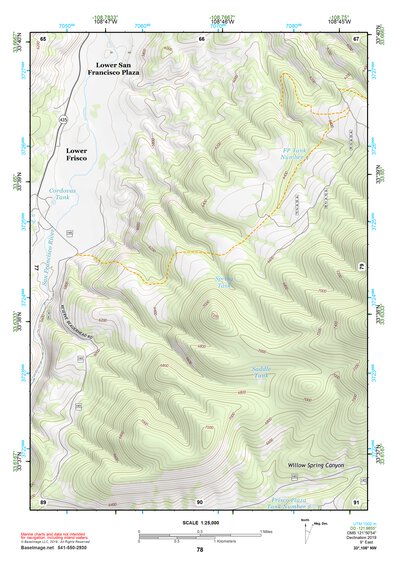 33108NW Page 78 Tularosa Mountains Topo Preview 1