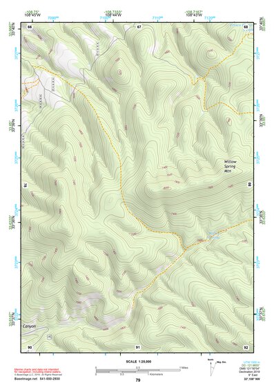 33108NW Page 79 Tularosa Mountains Topo Preview 1