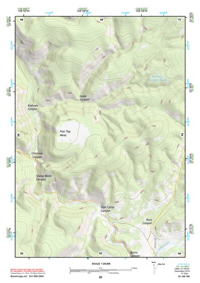 33108NW Page 81 Tularosa Mountains Topo Preview 1