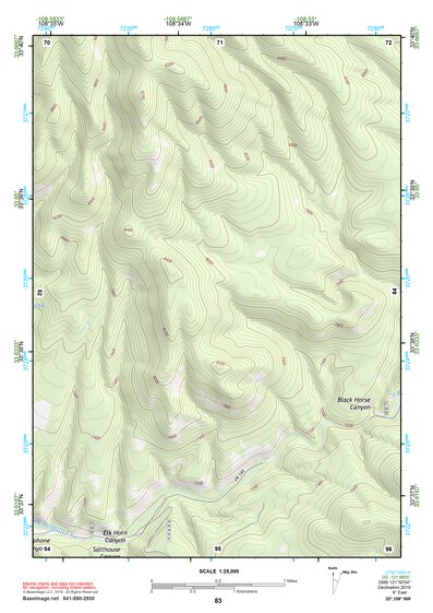 33108NW Page 83 Tularosa Mountains Topo Preview 1