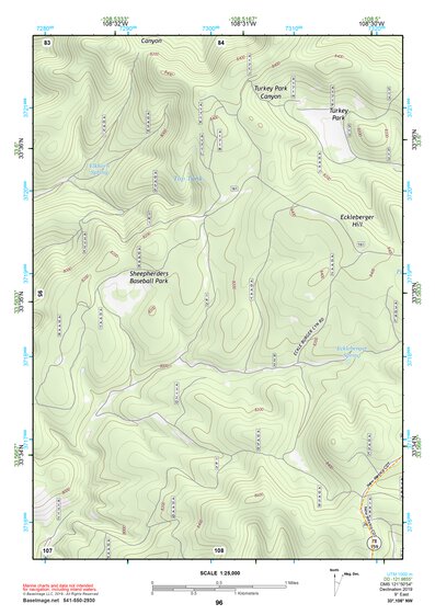 33108NW Page 96 Tularosa Mountains Topo Preview 1