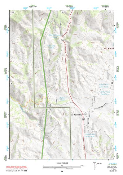 33108NW Page 98 Tularosa Mountains Topo Preview 1