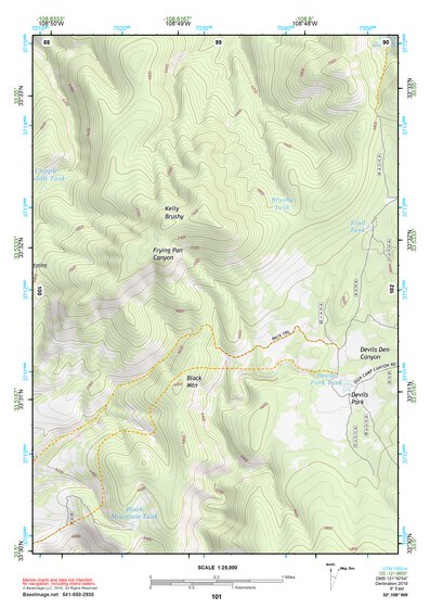33108NW Page 101 Tularosa Mountains Topo Preview 1