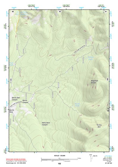 33108NW Page 102 Tularosa Mountains Topo Preview 1