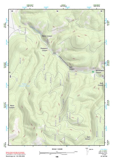 33108NW Page 106 Tularosa Mountains Topo Preview 1