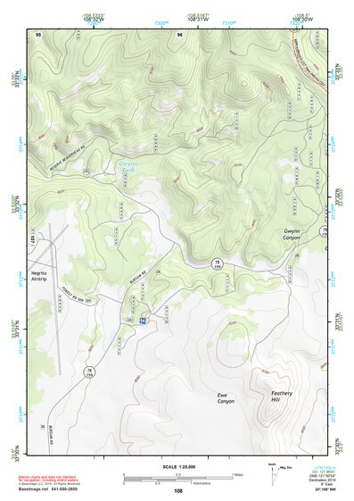 33108NW Page 108 Tularosa Mountains Topo Preview 1