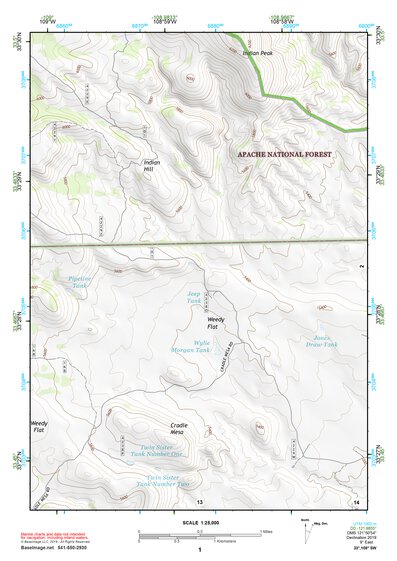 33108SW Page 1 Mogollon Mountains Topo Preview 1