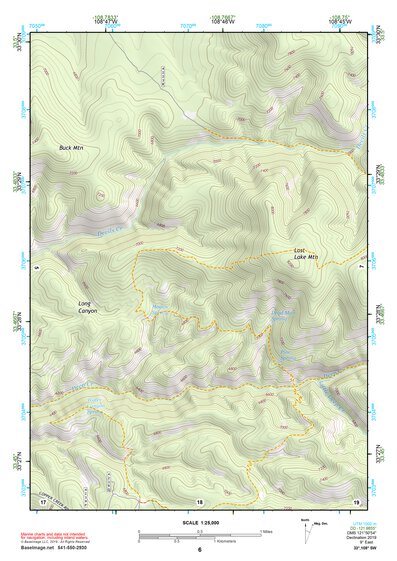 33108SW Page 6 Mogollon Mountains Topo Preview 1