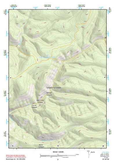 33108SW Page 7 Mogollon Mountains Topo Preview 1