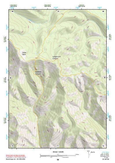 33108SW Page 59 Mogollon Mountains Topo Preview 1