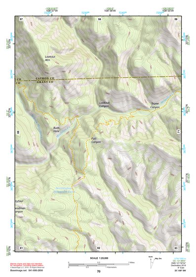 33108SW Page 70 Mogollon Mountains Topo Preview 1