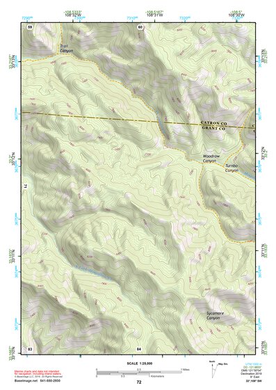 33108SW Page 72 Mogollon Mountains Topo Preview 1