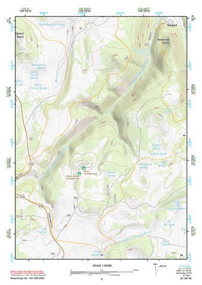 33109NE Page 1 Nutrioso Topo Preview 1