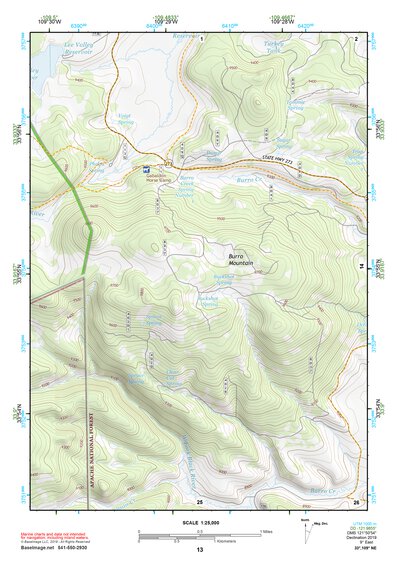 33109NE Page 13 Nutrioso Topo Preview 1