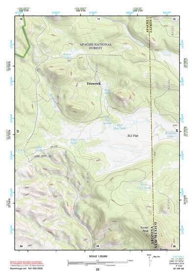 33109NE Page 23 Nutrioso Topo Preview 1