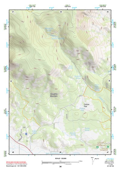 33109NE Page 34 Nutrioso Topo Preview 1