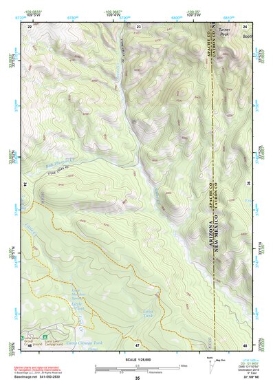 33109NE Page 35 Nutrioso Topo Preview 1