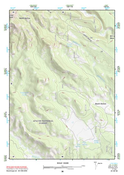 33109NE Page 36 Nutrioso Topo Preview 1