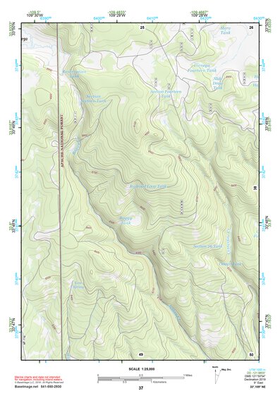 33109NE Page 37 Nutrioso Topo Preview 1