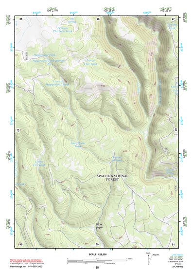 33109NE Page 38 Nutrioso Topo Preview 1