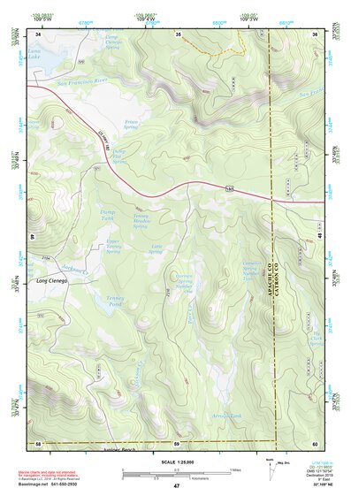 33109NE Page 47 Nutrioso Topo Preview 1