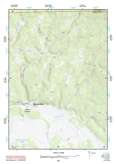 33109NE Page 53 Nutrioso Topo Preview 1