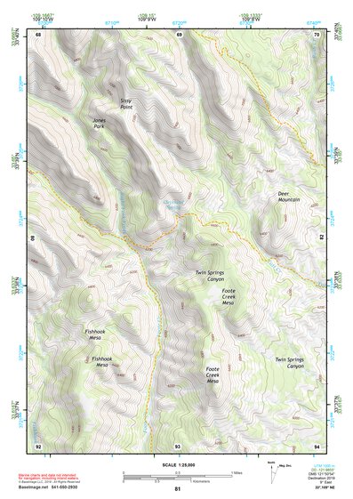 33109NE Page 81 Nutrioso Topo Preview 1