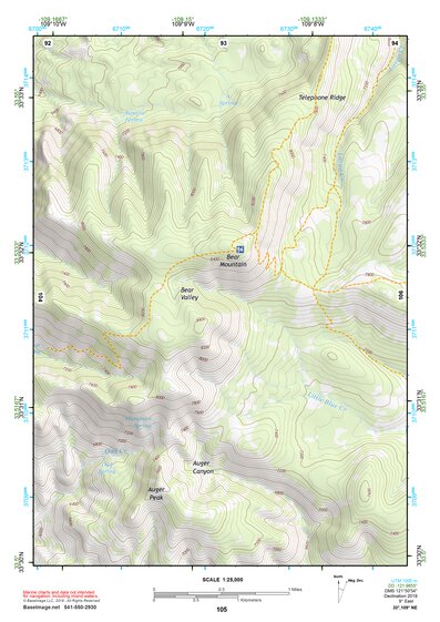 33109NE Page 105 Nutrioso Topo Preview 1