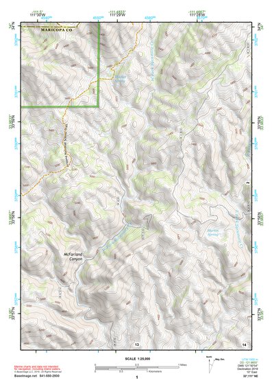 33111NE Page 1 Theodore Roosevelt Lake Topo Preview 1