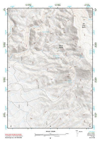 33111NE Page 6 Theodore Roosevelt Lake Topo Preview 1