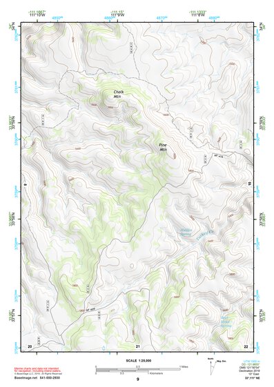 33111NE Page 9 Theodore Roosevelt Lake Topo Preview 1