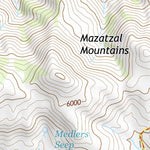 33111NE Page 39 Theodore Roosevelt Lake Topo Preview 2