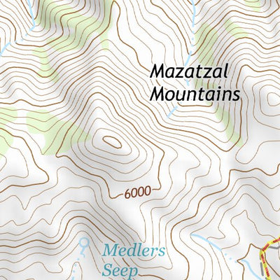 33111NE Page 39 Theodore Roosevelt Lake Topo Preview 2