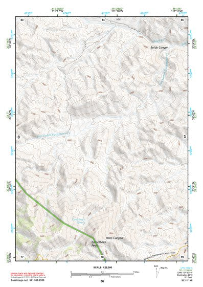 33111NE Page 66 Theodore Roosevelt Lake Topo Preview 1