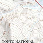33111NE Page 68 Theodore Roosevelt Lake Topo Preview 2