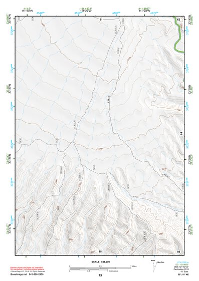 33111NE Page 73 Theodore Roosevelt Lake Topo Preview 1