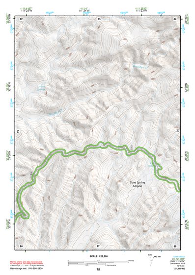 33111NE Page 75 Theodore Roosevelt Lake Topo Preview 1