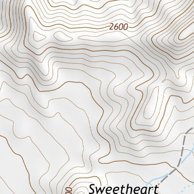 33111NE Page 80 Theodore Roosevelt Lake Topo Preview 2