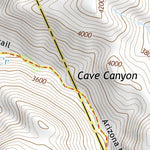 33111NE Page 82 Theodore Roosevelt Lake Topo Preview 3