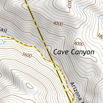 33111NE Page 82 Theodore Roosevelt Lake Topo Preview 3