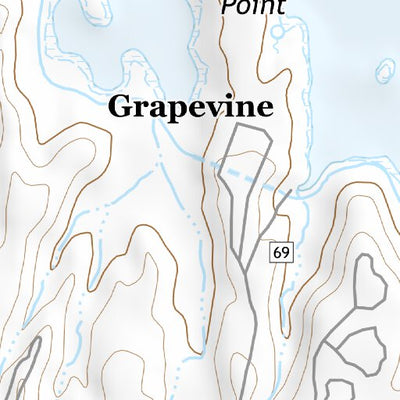 33111NE Page 83 Theodore Roosevelt Lake Topo Preview 3