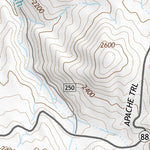 33111NE Page 91 Theodore Roosevelt Lake Topo Preview 3