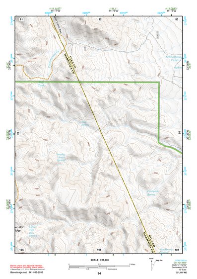 33111NE Page 94 Theodore Roosevelt Lake Topo Preview 1