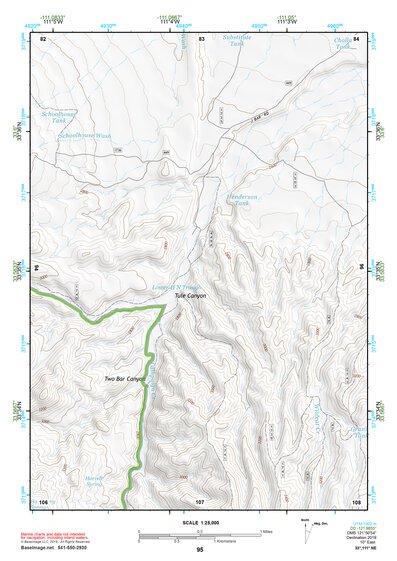 33111NE Page 95 Theodore Roosevelt Lake Topo Preview 1